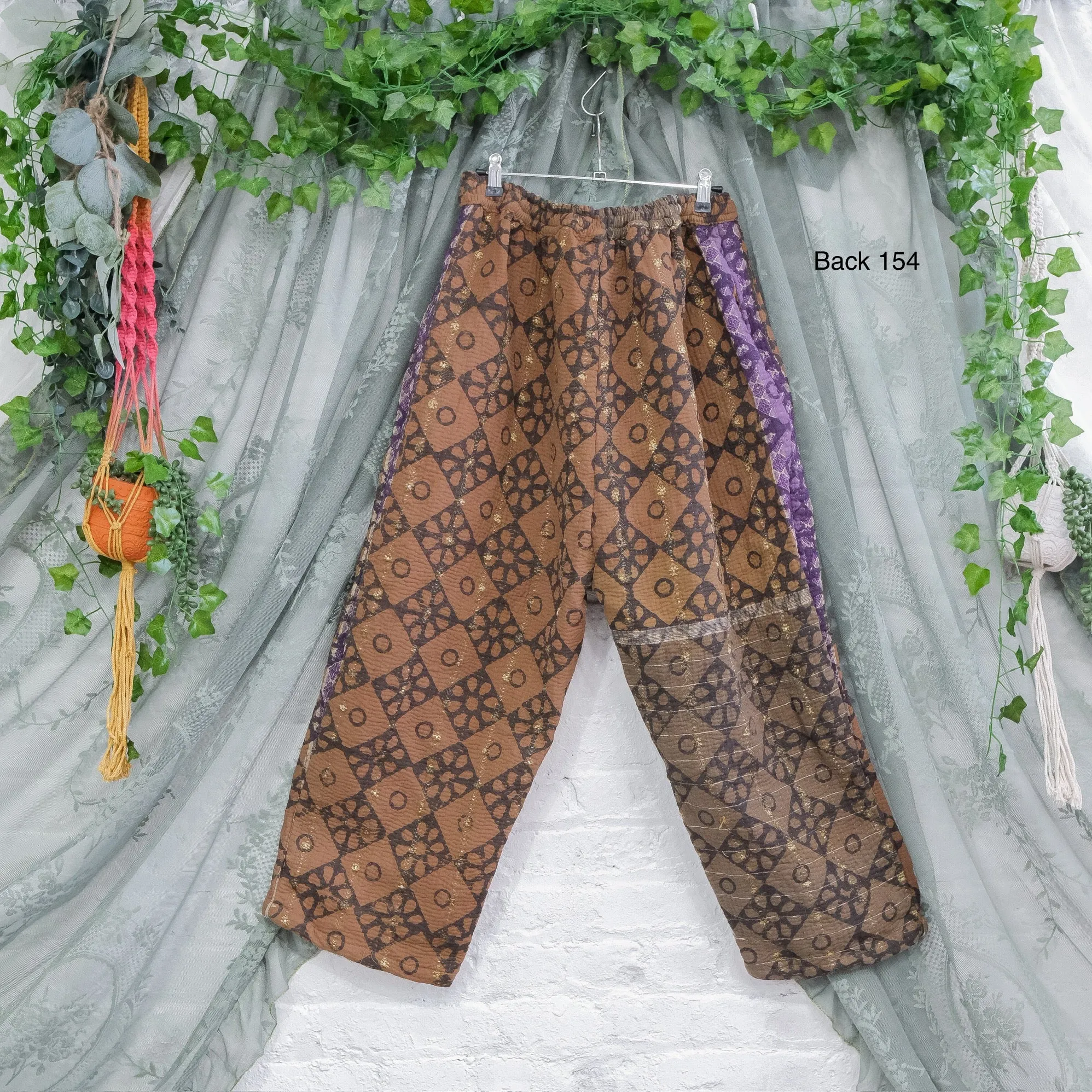 Kantha Wide Leg  Pants