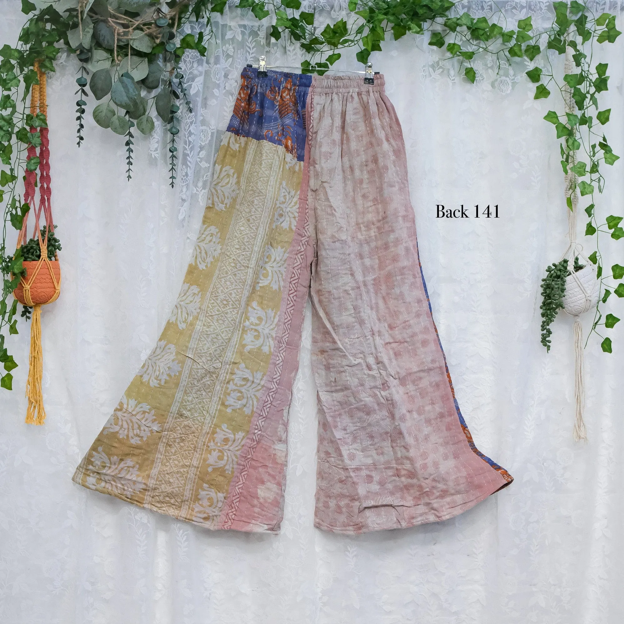 Kantha Wide Leg  Pants