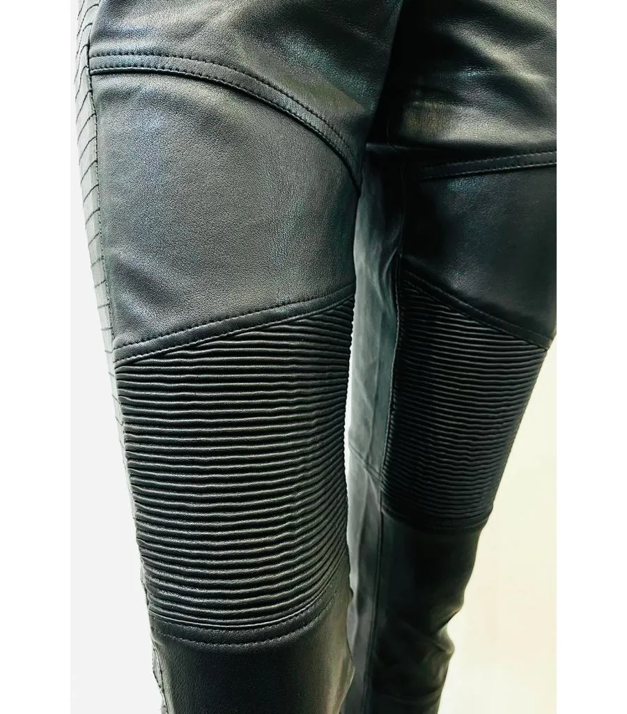 Karl Lagerfeld Leather Trousers. Size 38FR