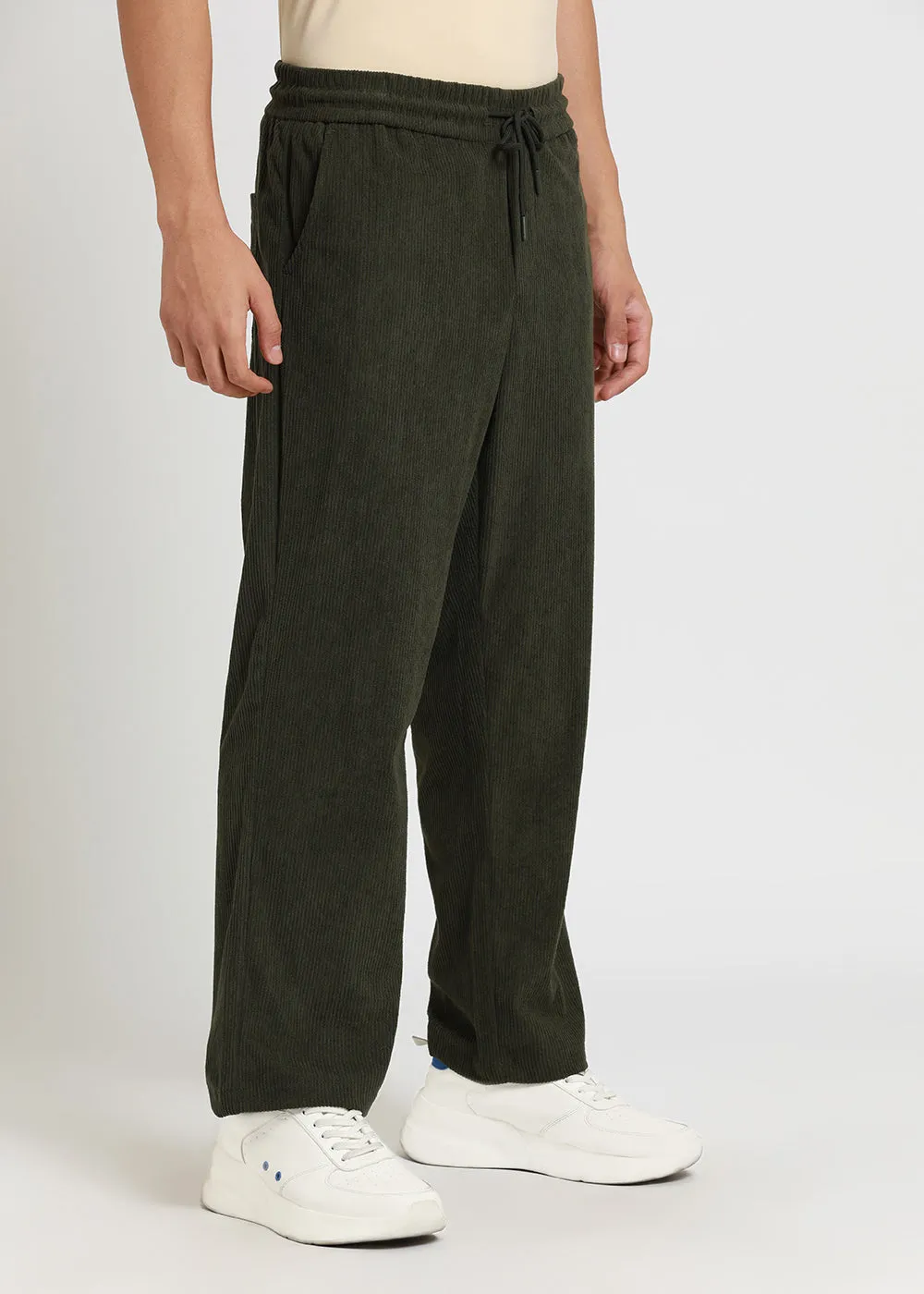 Laurel Green Corduroy Pants