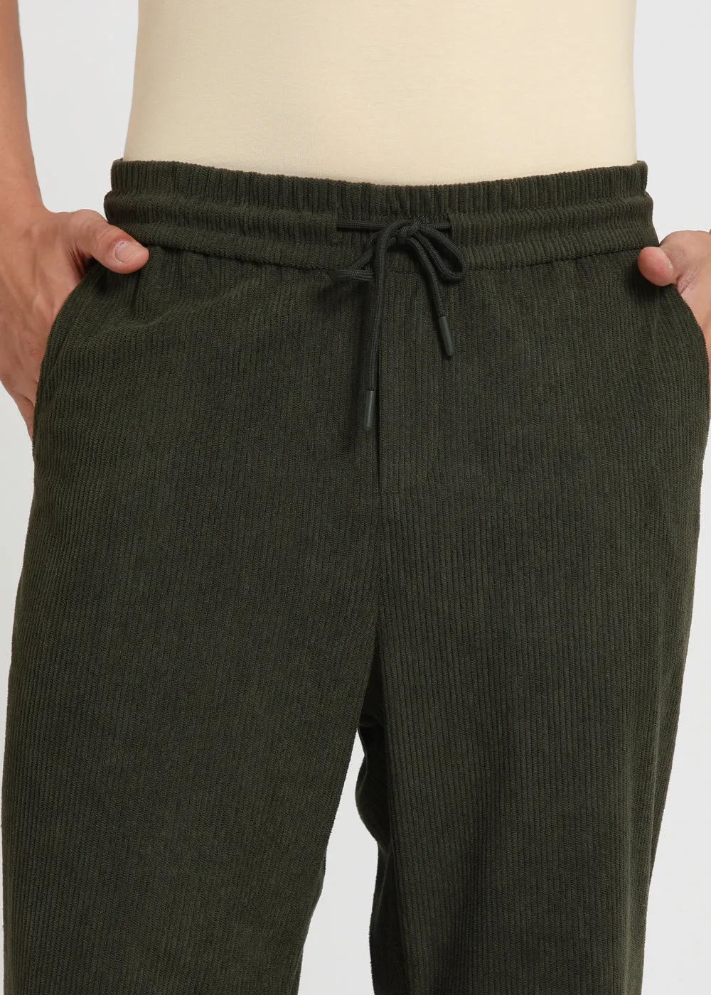 Laurel Green Corduroy Pants