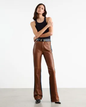 LIMITED EXCLUSIVE | JOAN LEATHER COMBO JEAN