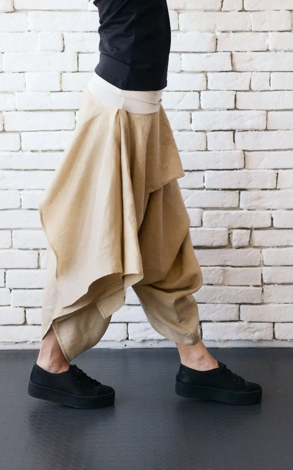 Linen Harem Pants