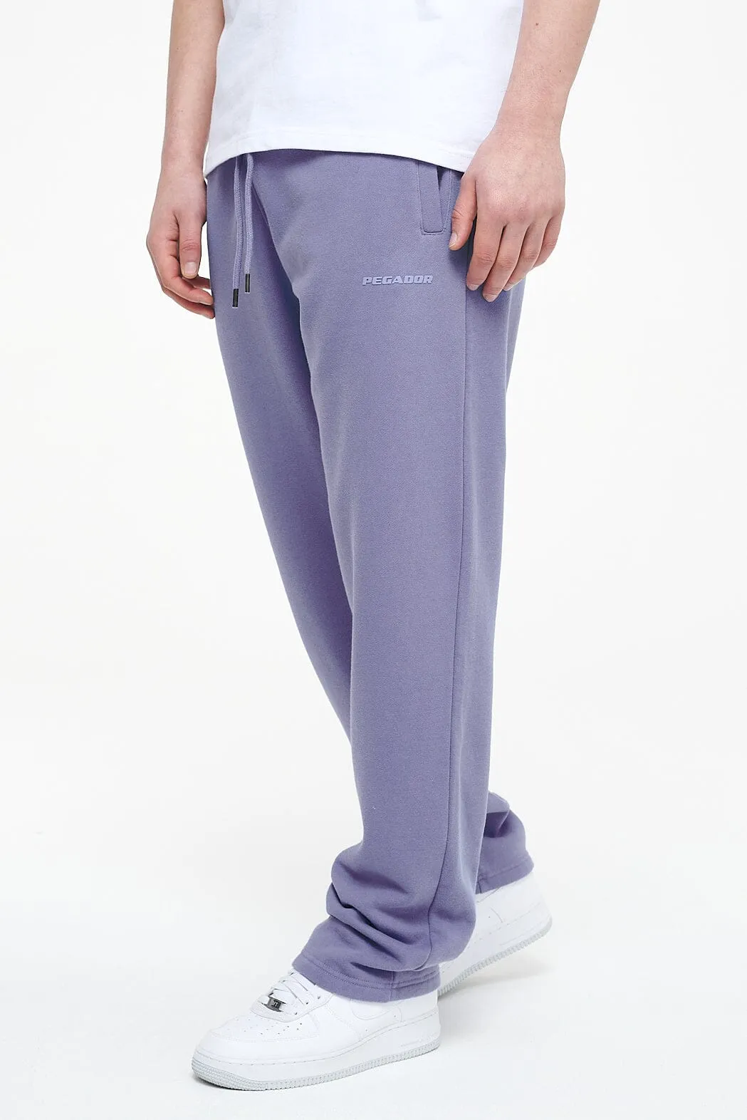 Logo Wide Sweat Pants Vintage Washed Magic Violet Gum