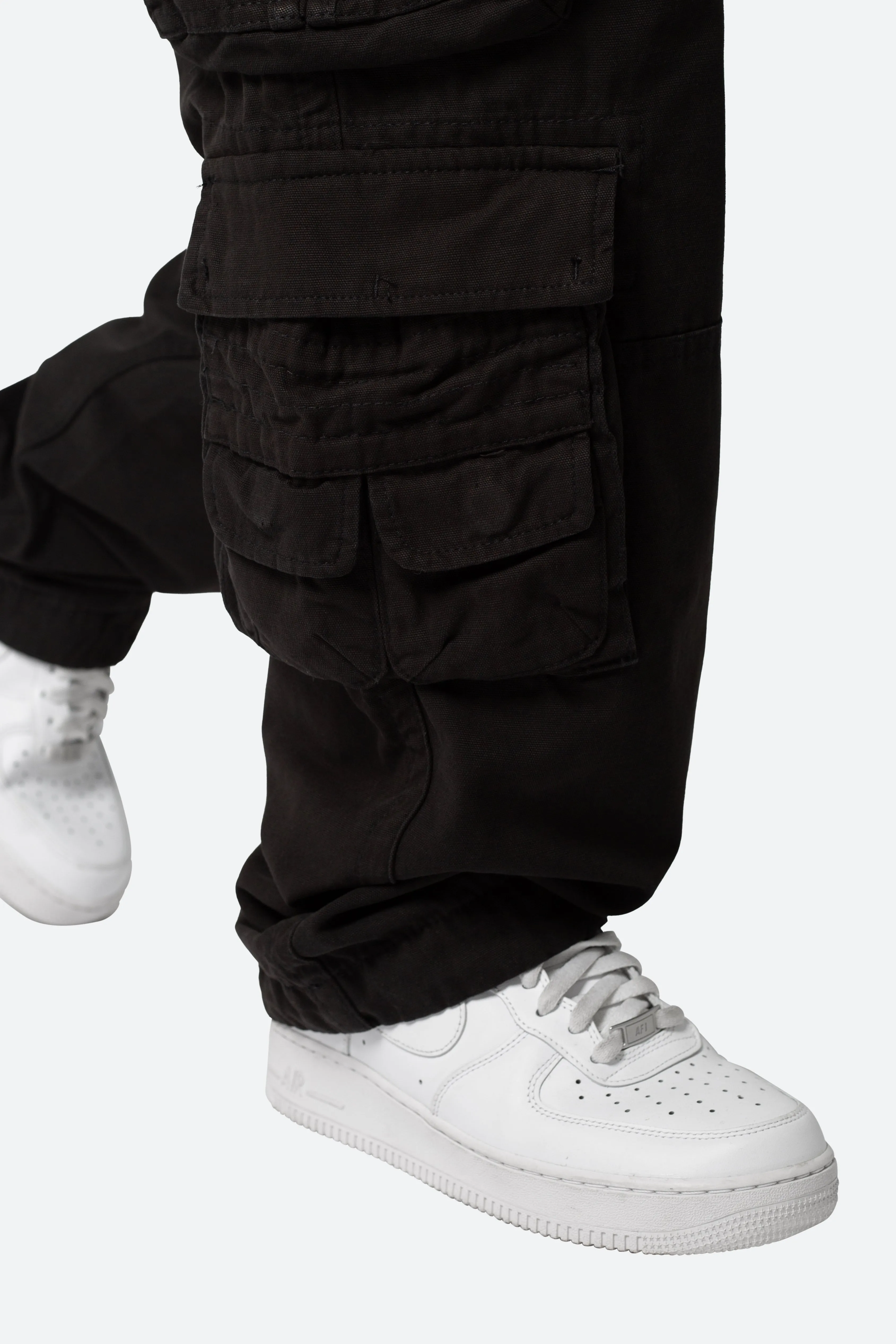 Military Cargo Pants - Black