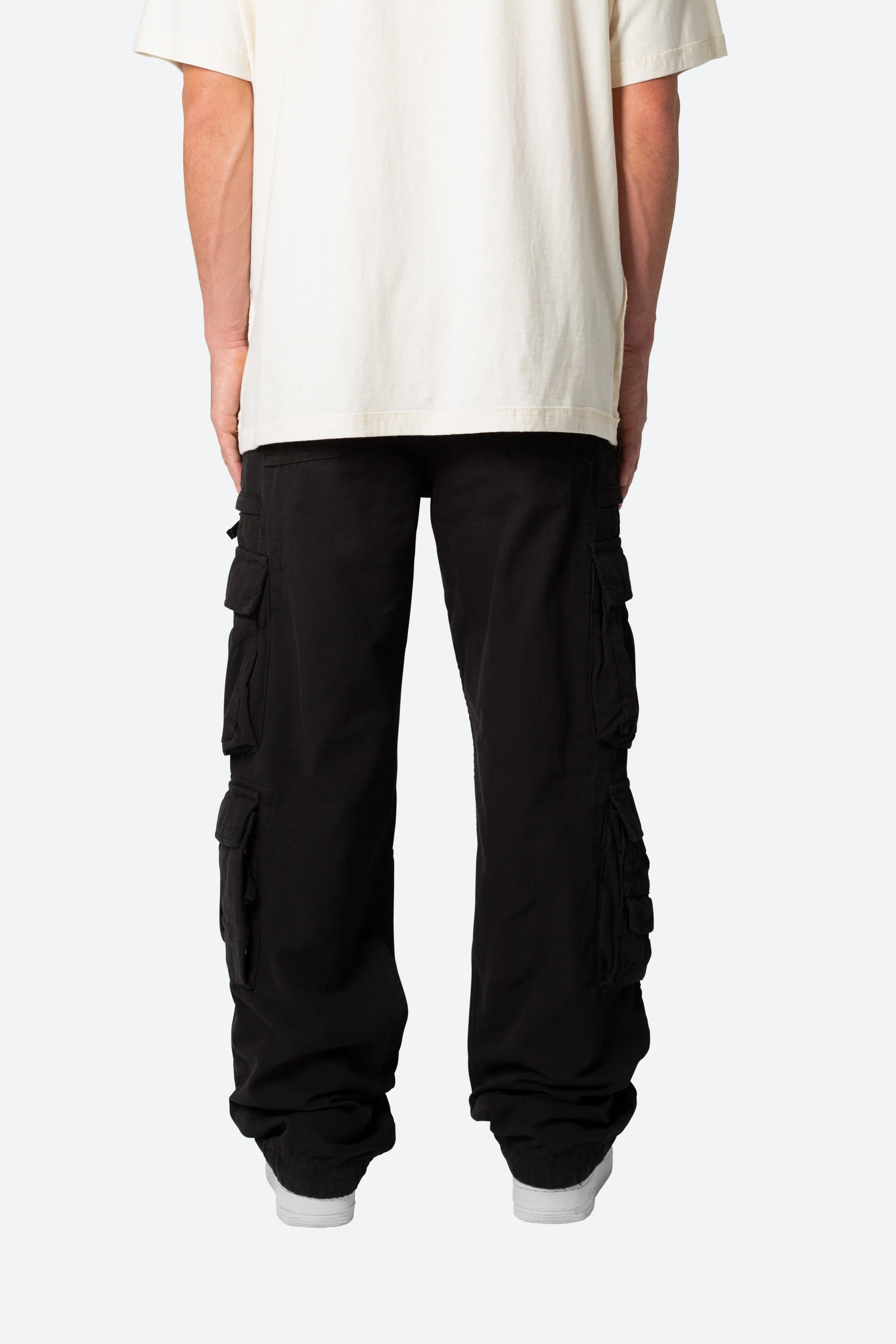 Military Cargo Pants - Black