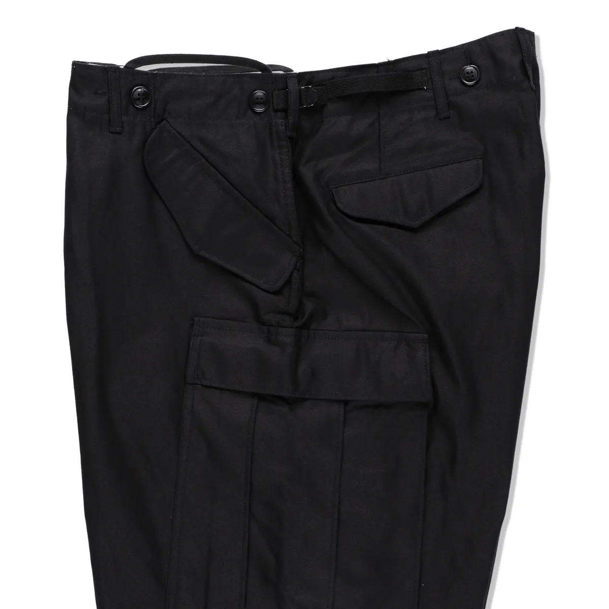 MILITARY SURPLUS CARGO PANTS / BLACK