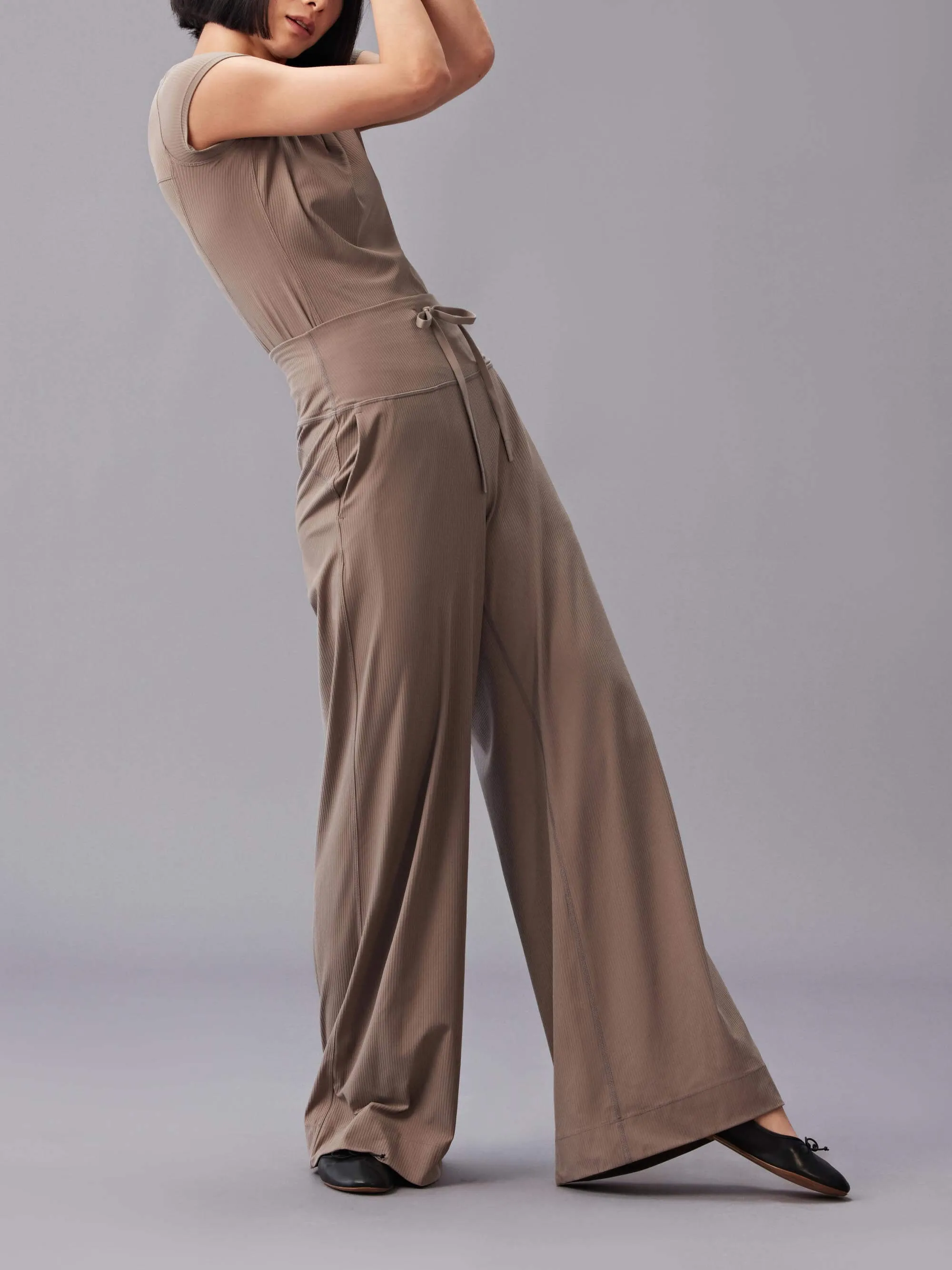 NEIWAI ACTIVE X NYCB Ribbed Mousse Wide Leg Pants