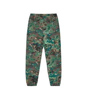 NOTHING CAMO CARGO PANTS - GREEN