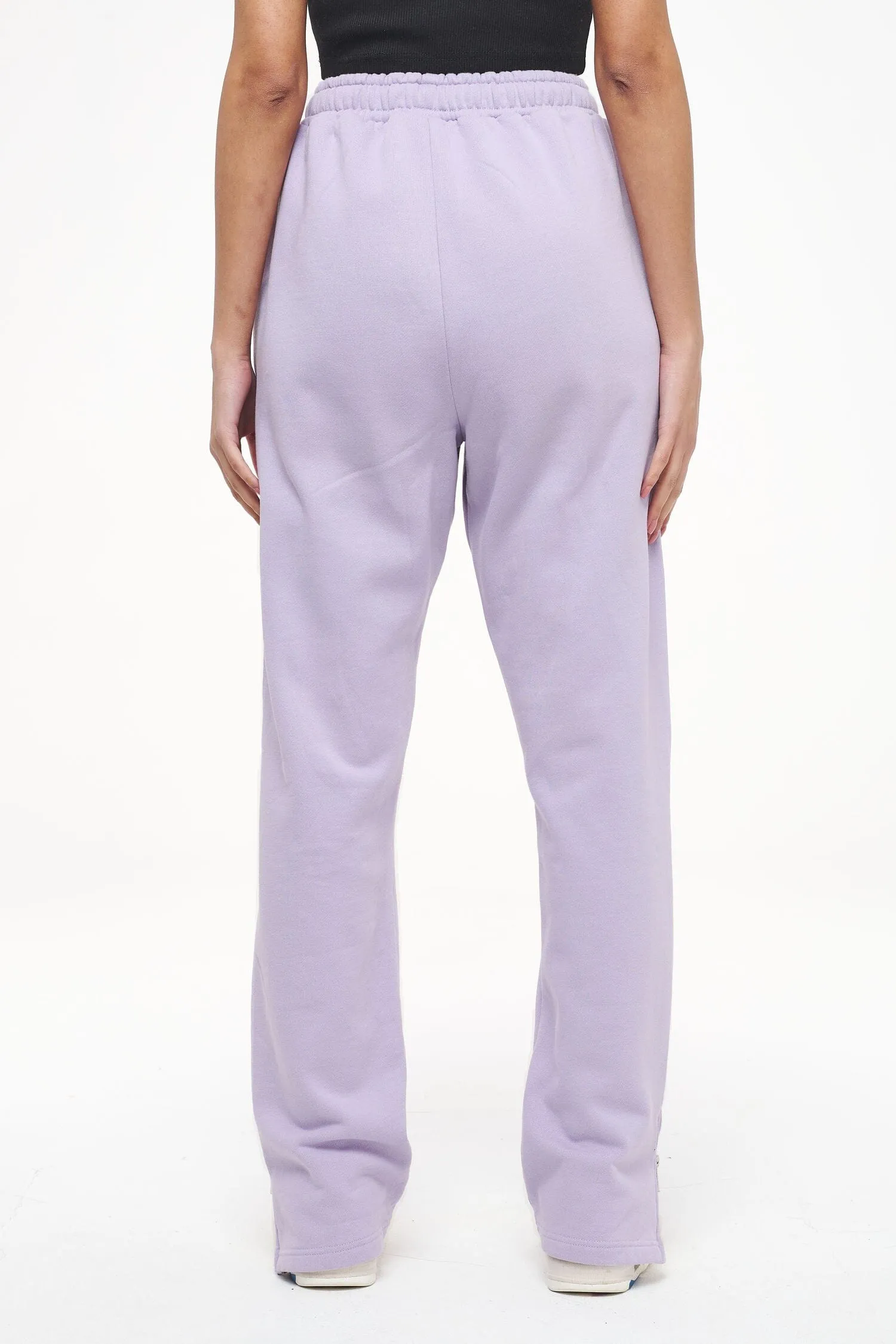 Olvera Straight Sweat Pants Vintage Washed Purple Paste