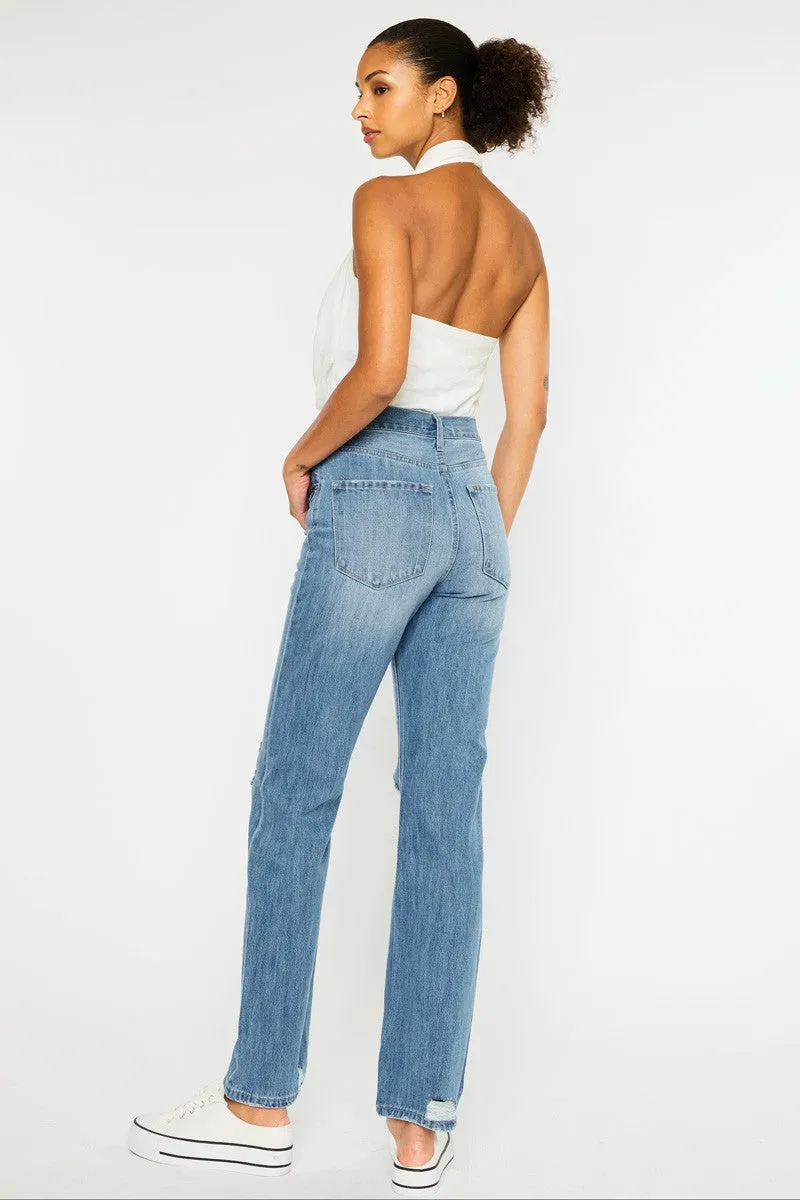 'On the Rise' Straight Jean