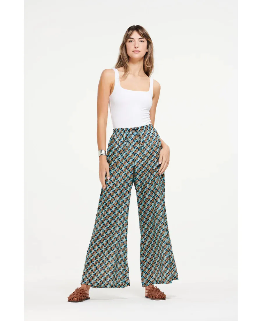 OS   Monogram palazzo pants