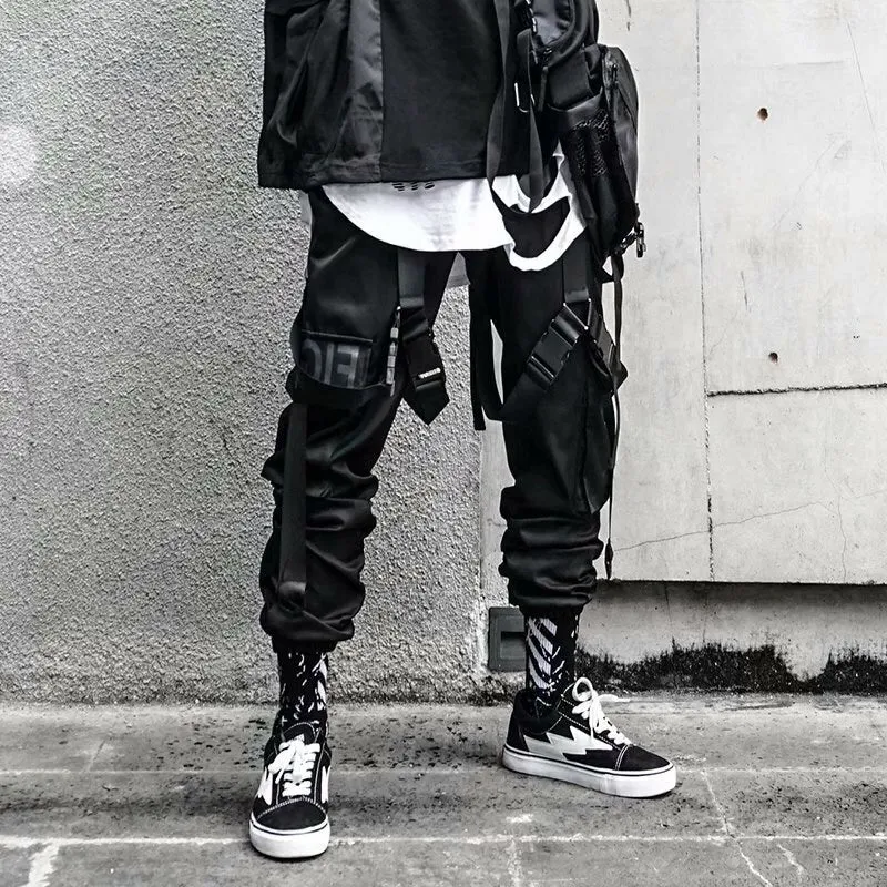 Overalls Ribbons Streetwear Pants