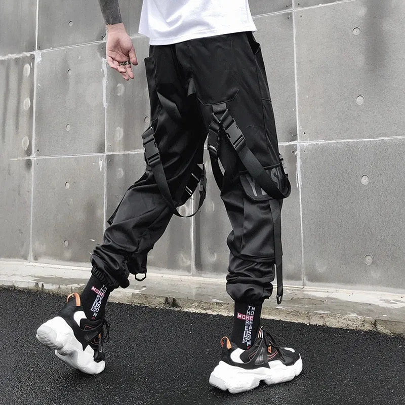 Overalls Ribbons Streetwear Pants