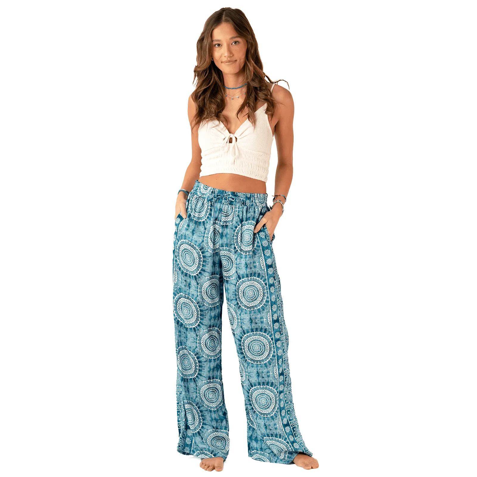 Palmetto Point Wide Leg Drawstring Pants