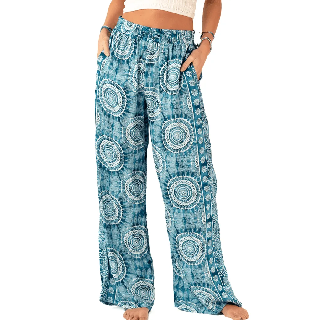 Palmetto Point Wide Leg Drawstring Pants