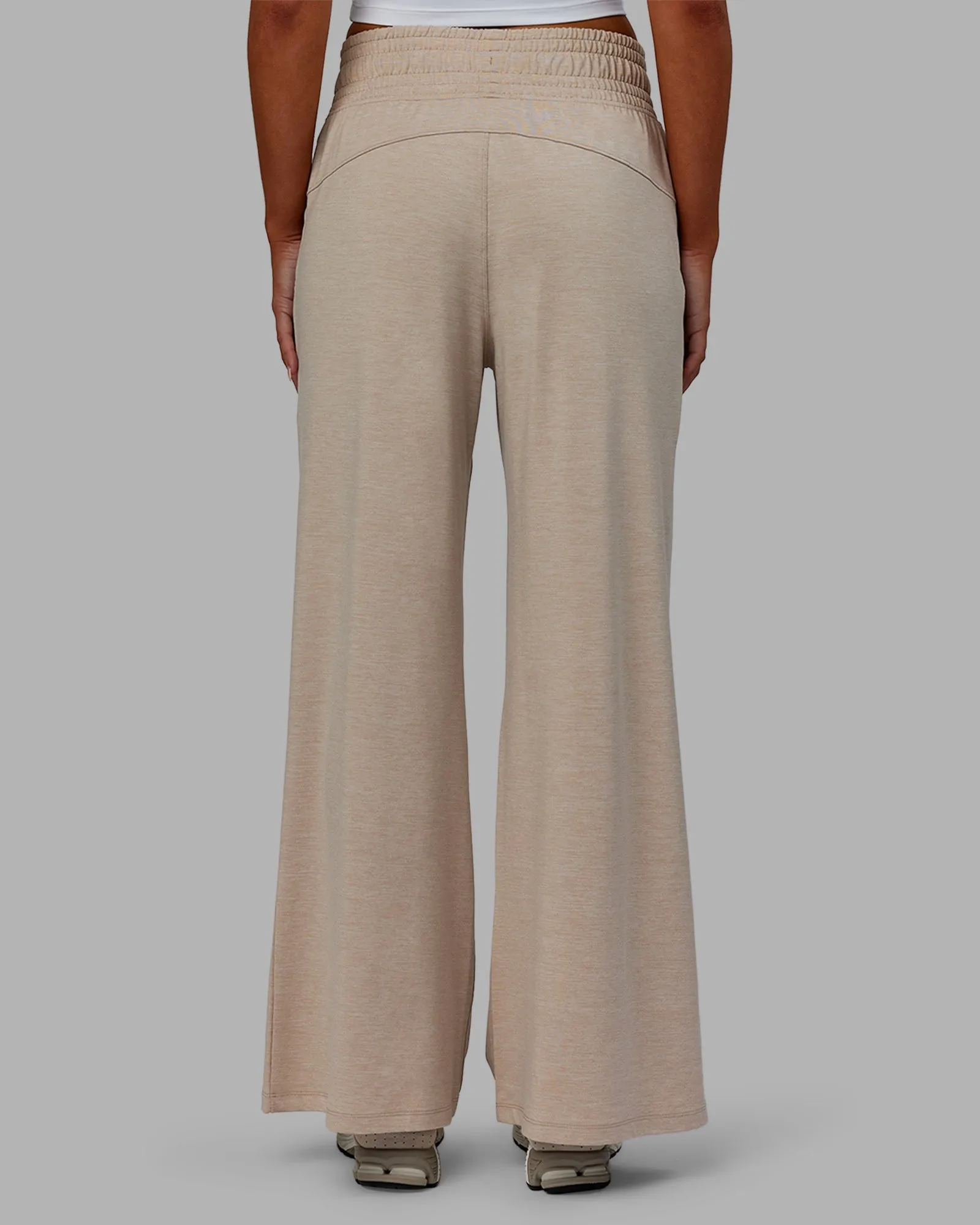 Restore CloudFLX Wide Leg Pants - Oatmeal Marl