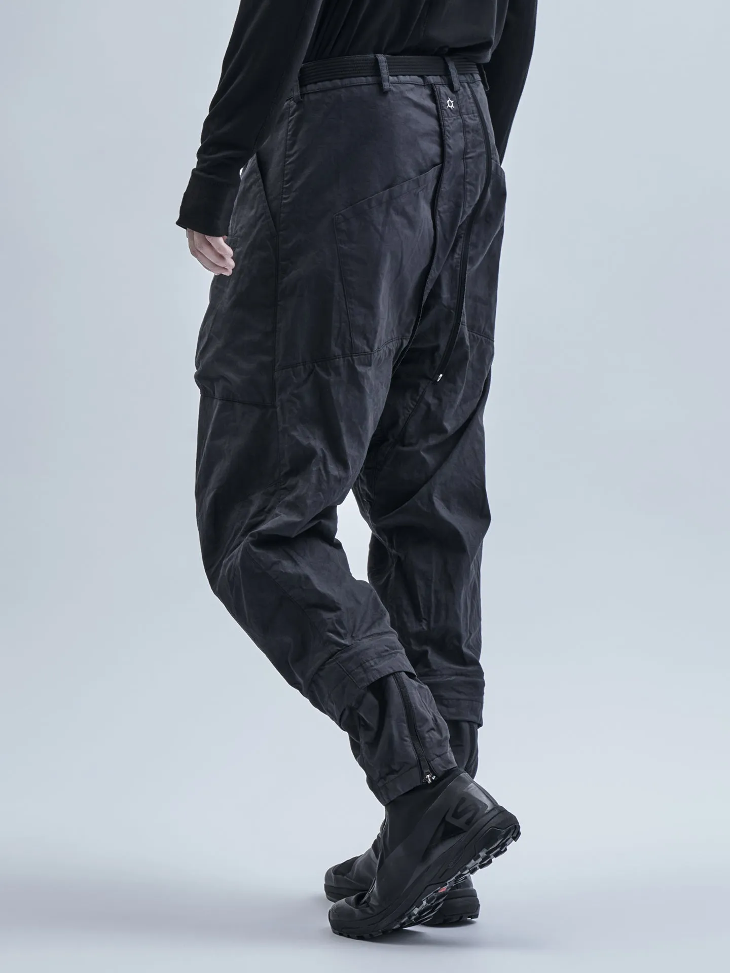 saieta cargo pants stotz etaproof charcoal dye