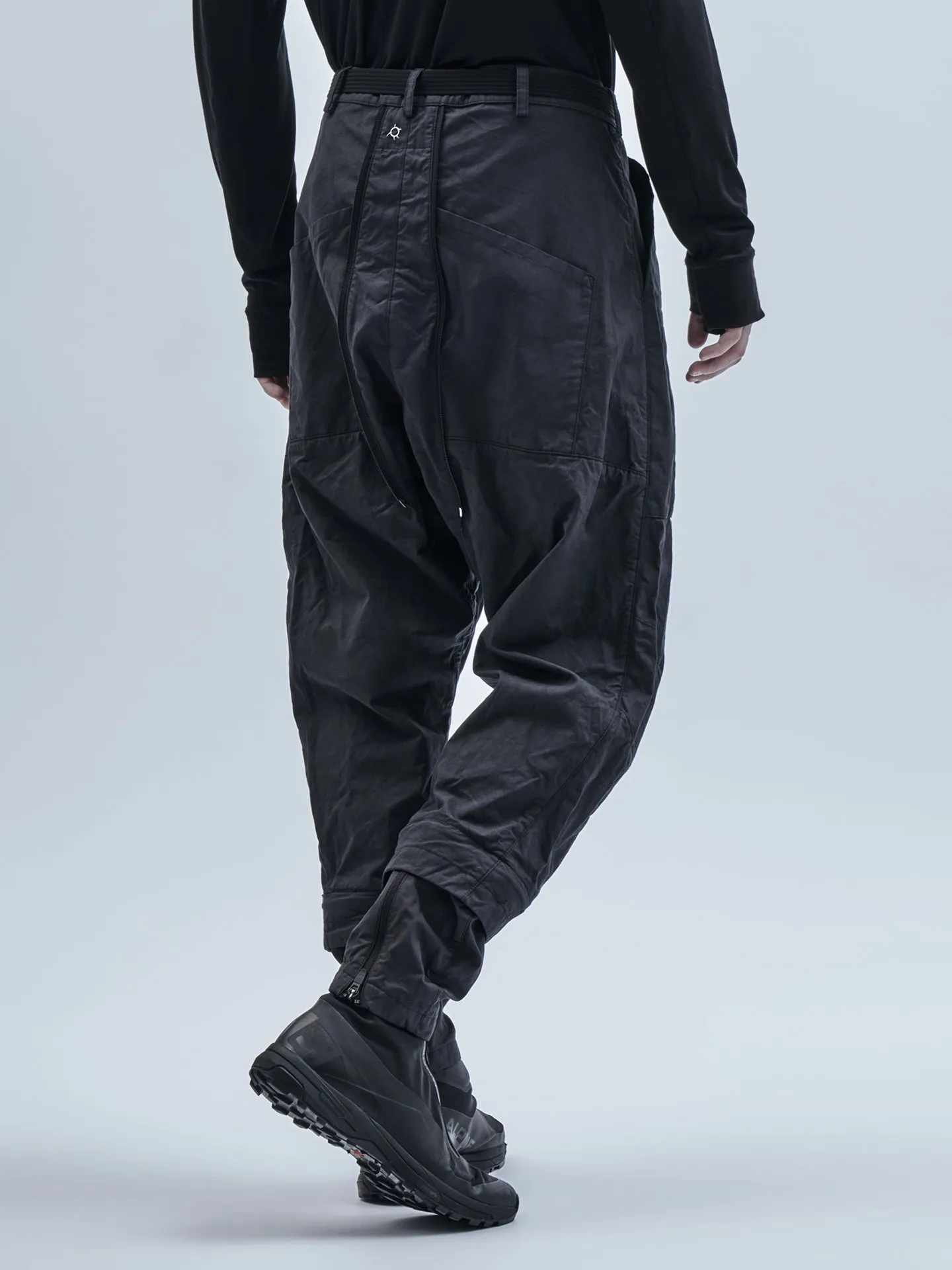 saieta cargo pants stotz etaproof charcoal dye