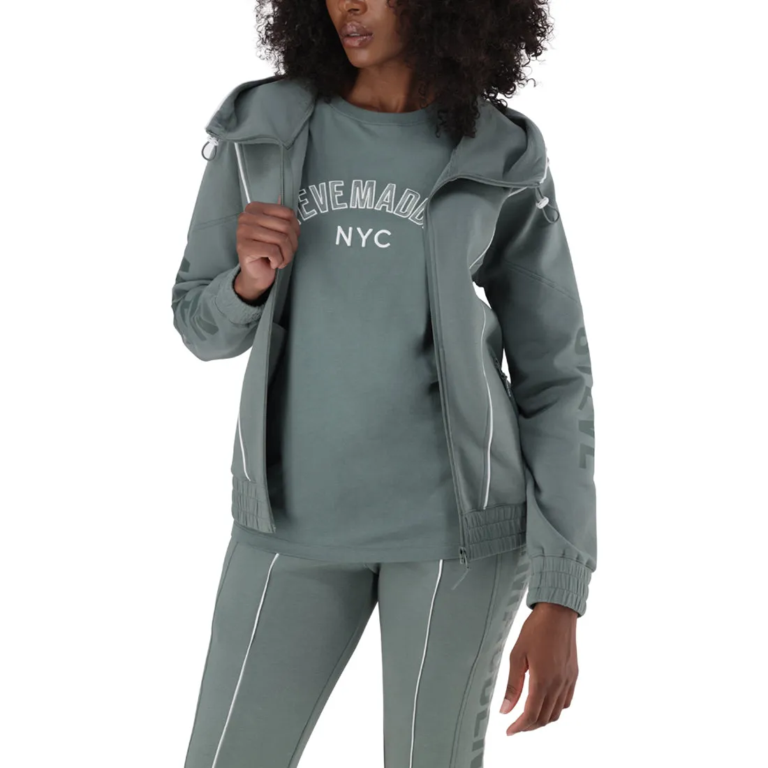 SAMANTHA SAGE SCUBA HOODED SWEAT