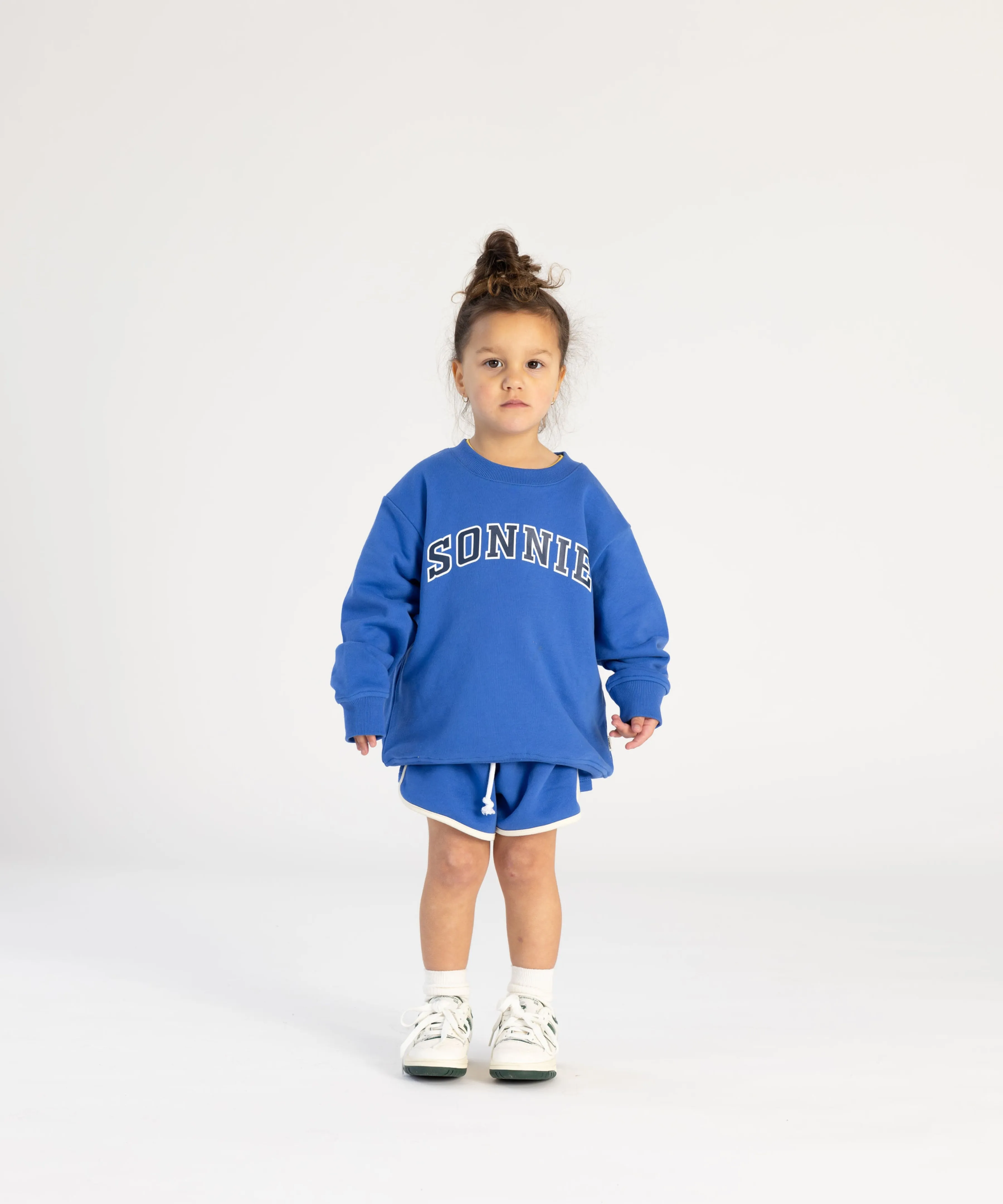 Shortie Sweat Shorts - Blueberry