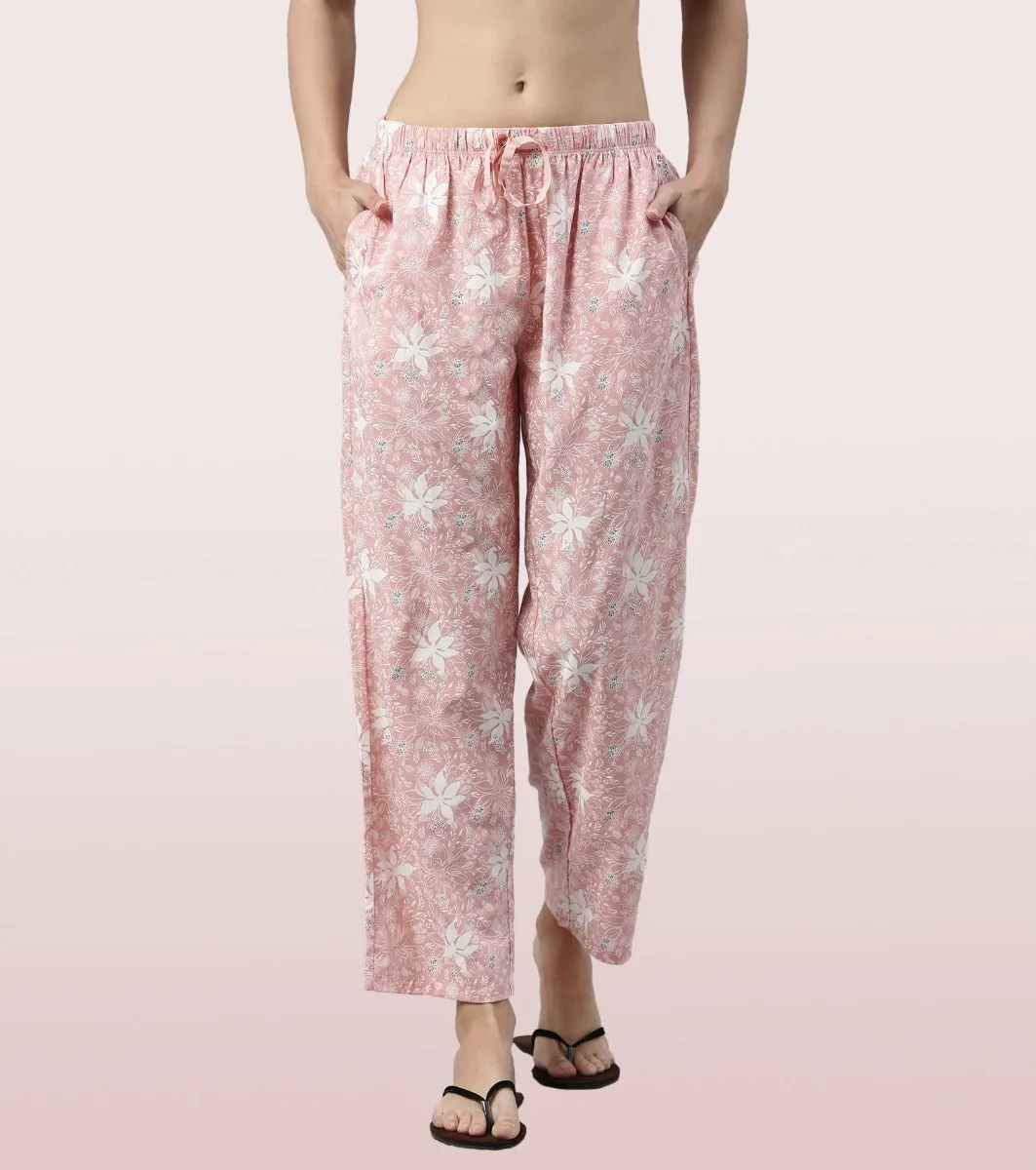 Slounge Pant | Modal Woven Printed Pull-On Pant