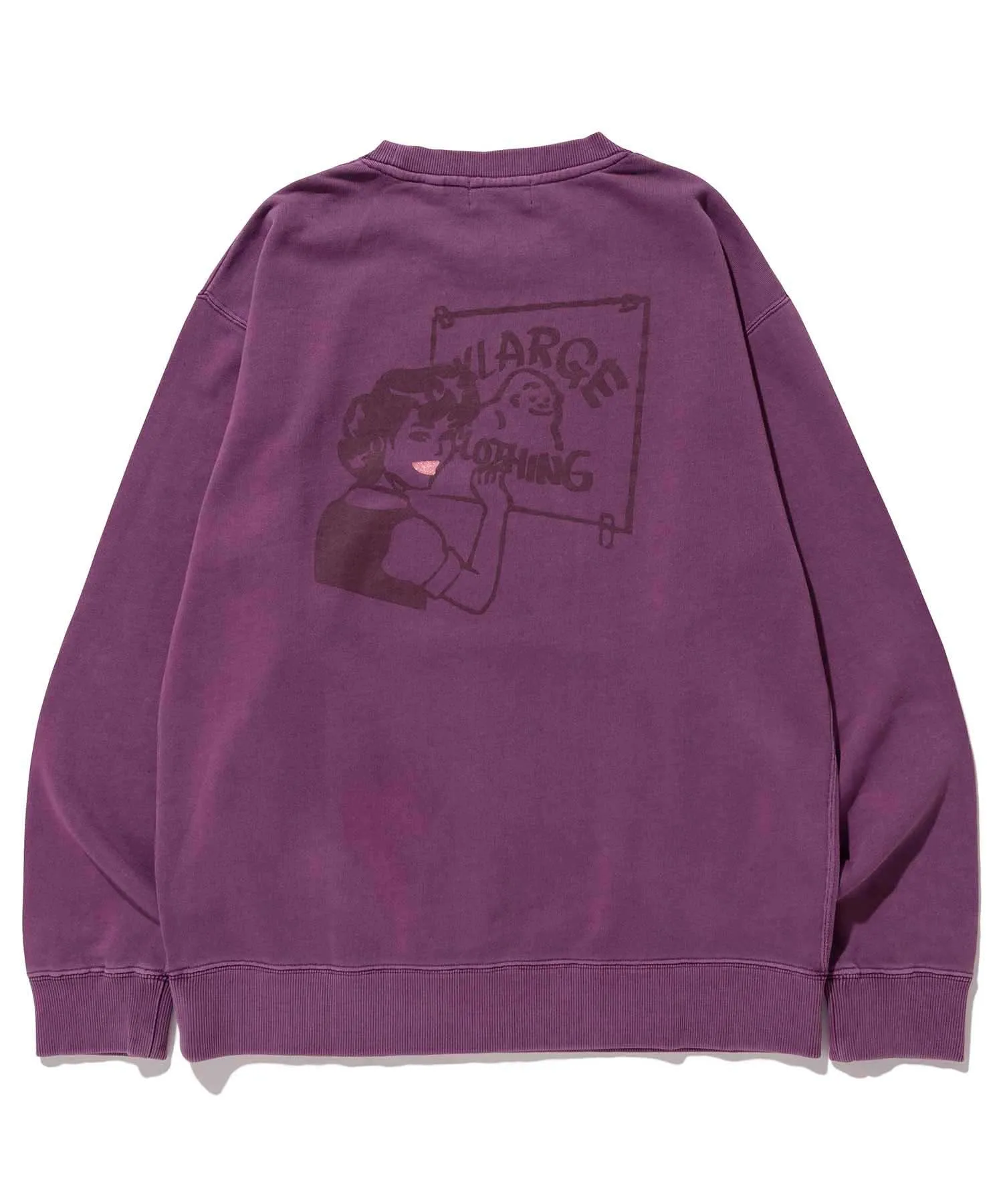 SMOOTH PAINTER PIGMENT CREWNECK SWEAT