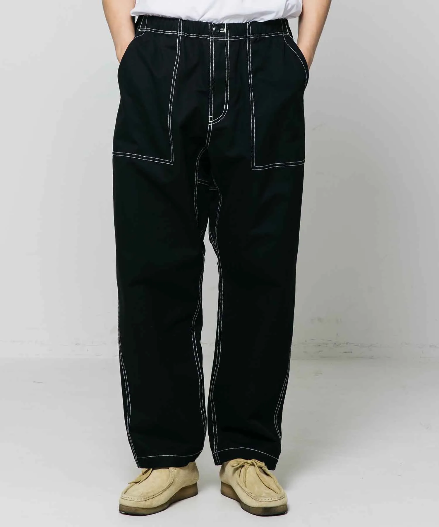 STITCHED BAKER PANTS