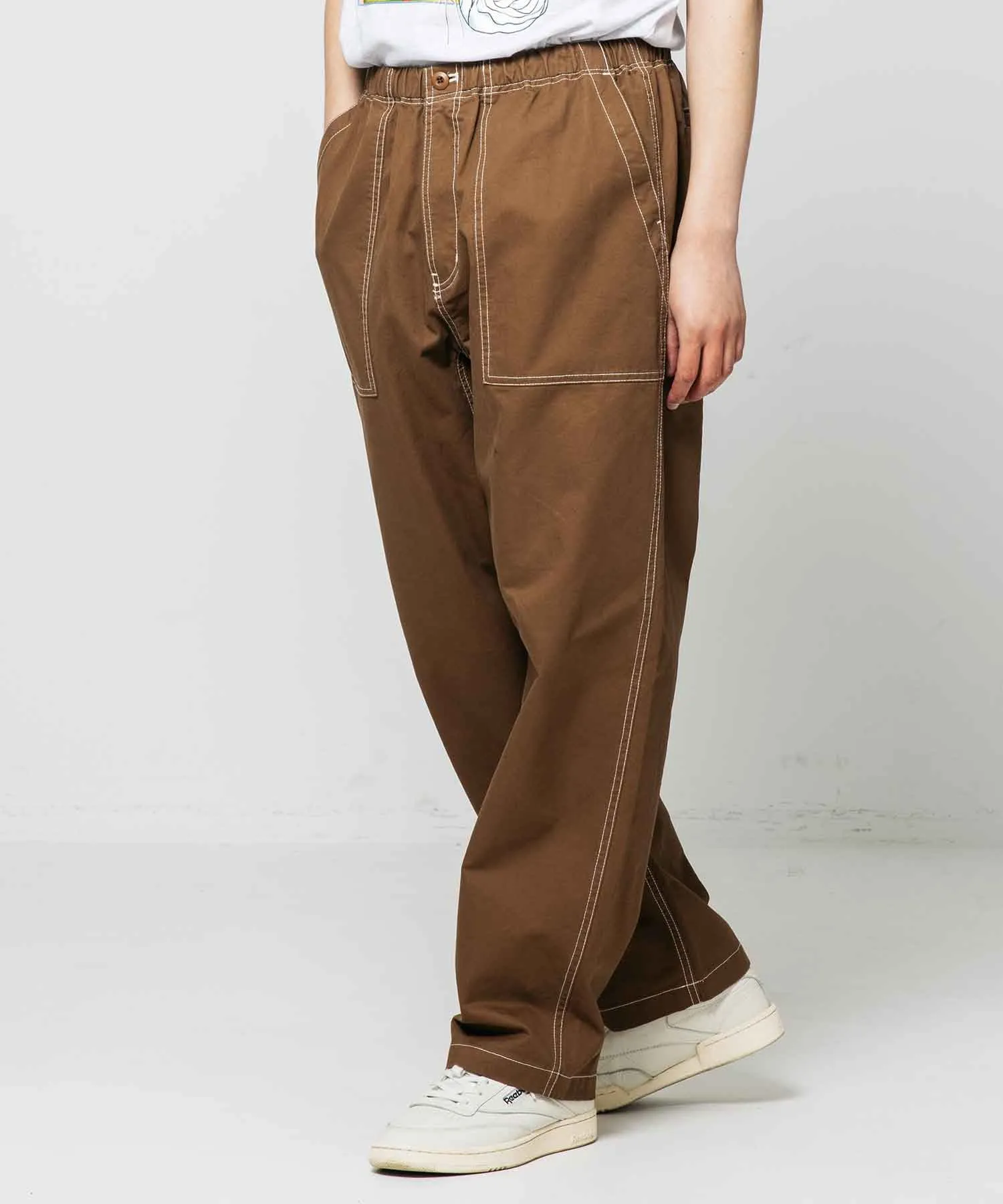 STITCHED BAKER PANTS