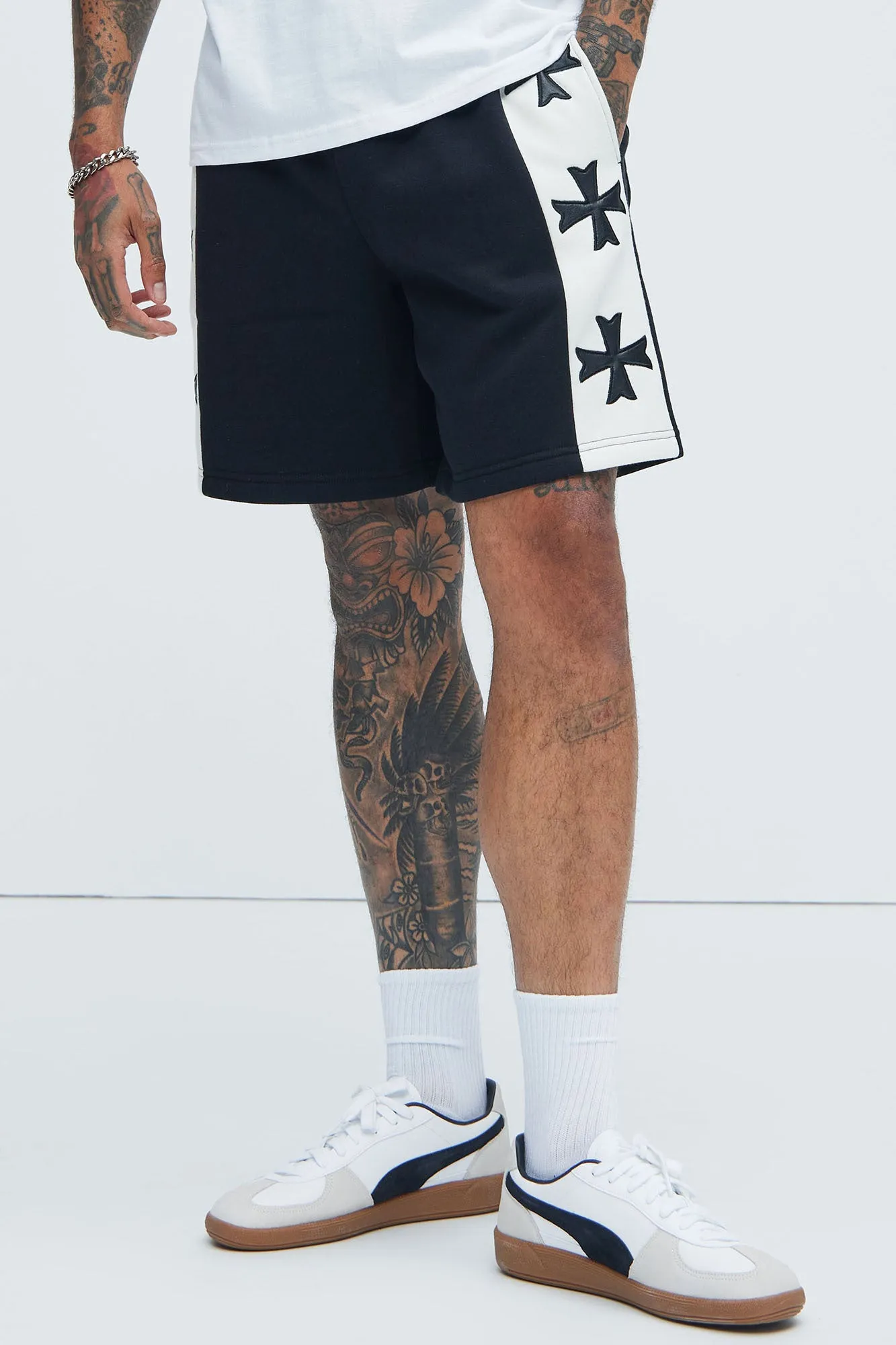 Tyson Desmond Sweat Shorts - Black/combo