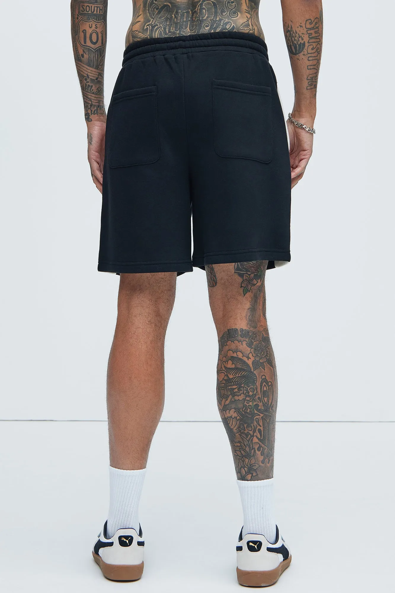 Tyson Desmond Sweat Shorts - Black/combo