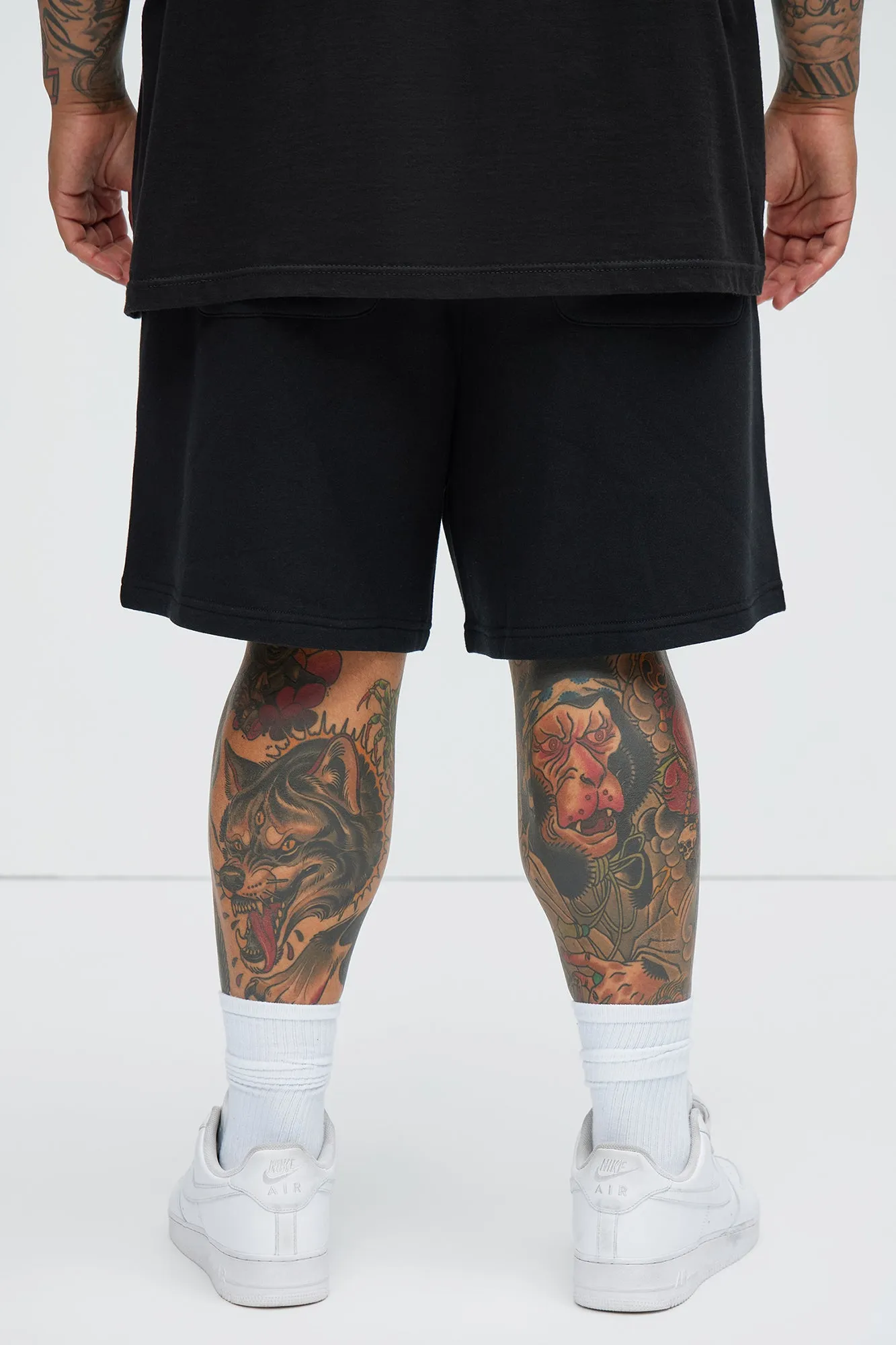 Tyson Desmond Sweat Shorts - Black/combo