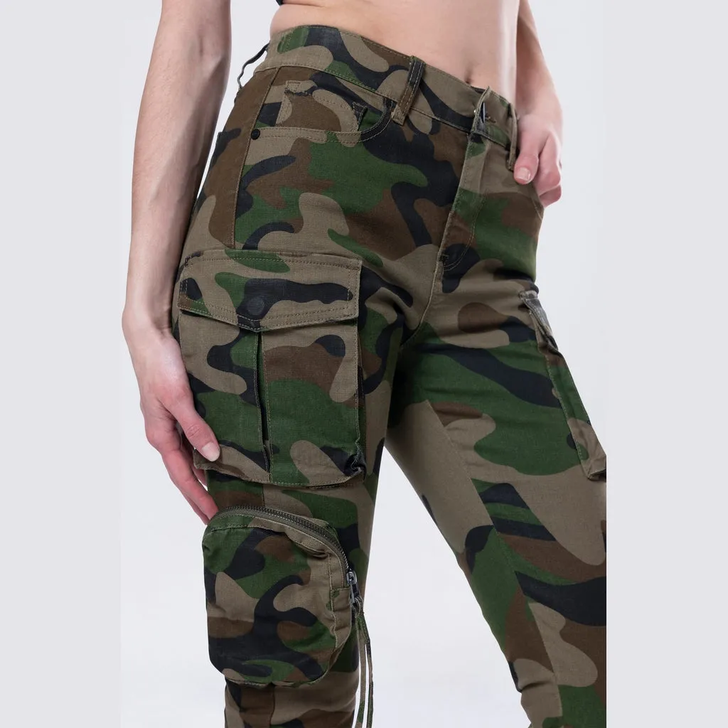 Utility Cargo Pants - Wood Camo