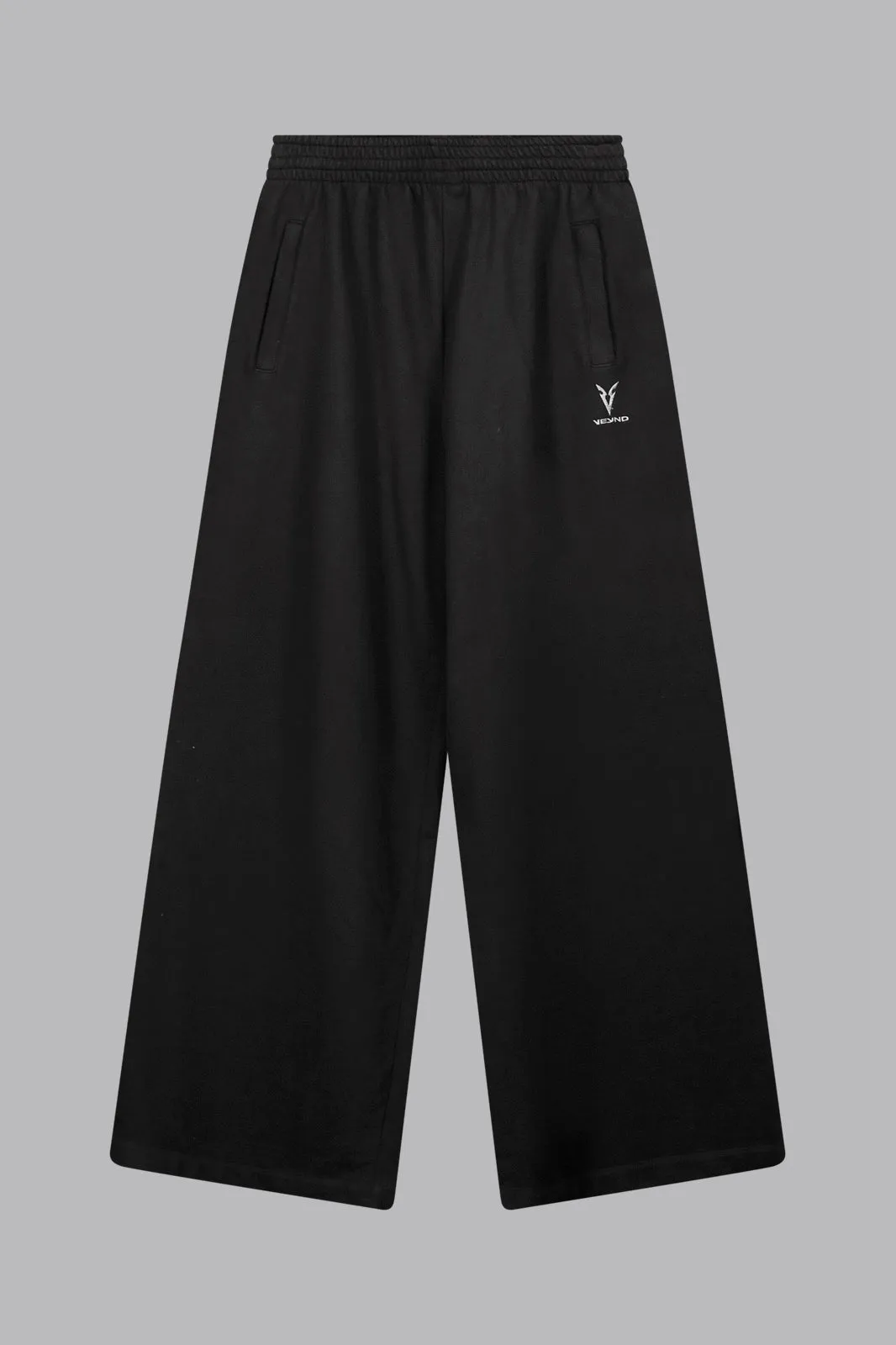 V_LYFE420 WIDE LEG JOGGERS - Black