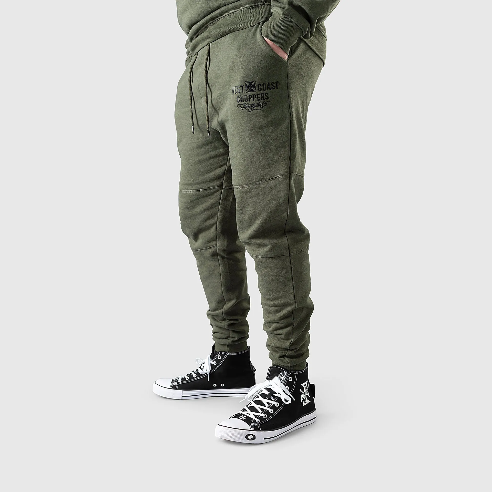 WCC FRISCO SWEAT PANTS - OLIVE GREEN