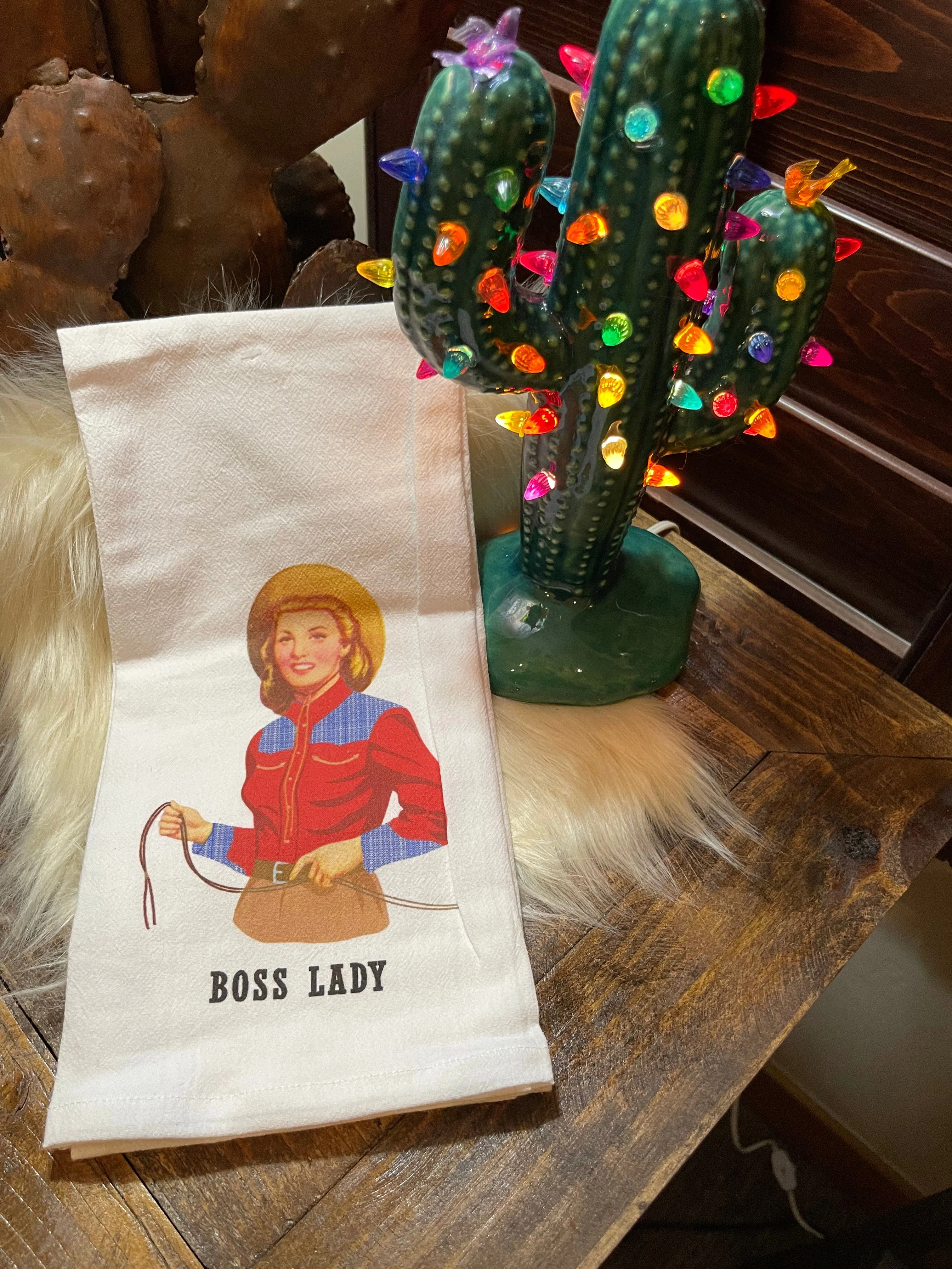 Western flour sack kitchen towel