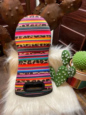 Western OVEN MITT   Serape/Leopard