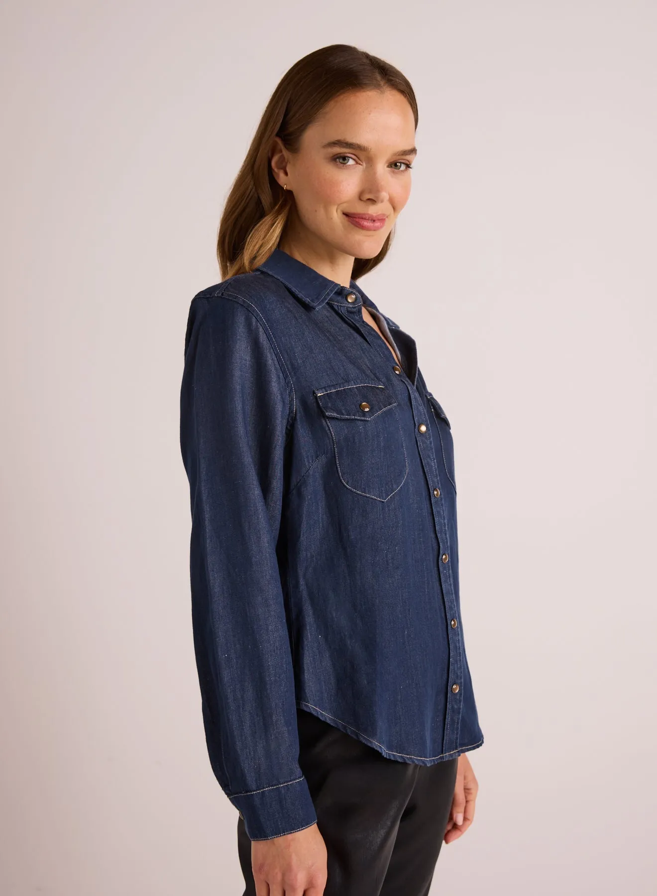 Western Shirt - Dark Denim