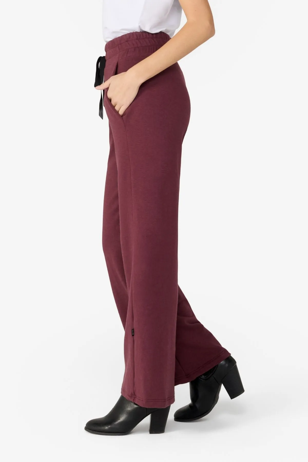 Wide Leg Sweatpant in Spice