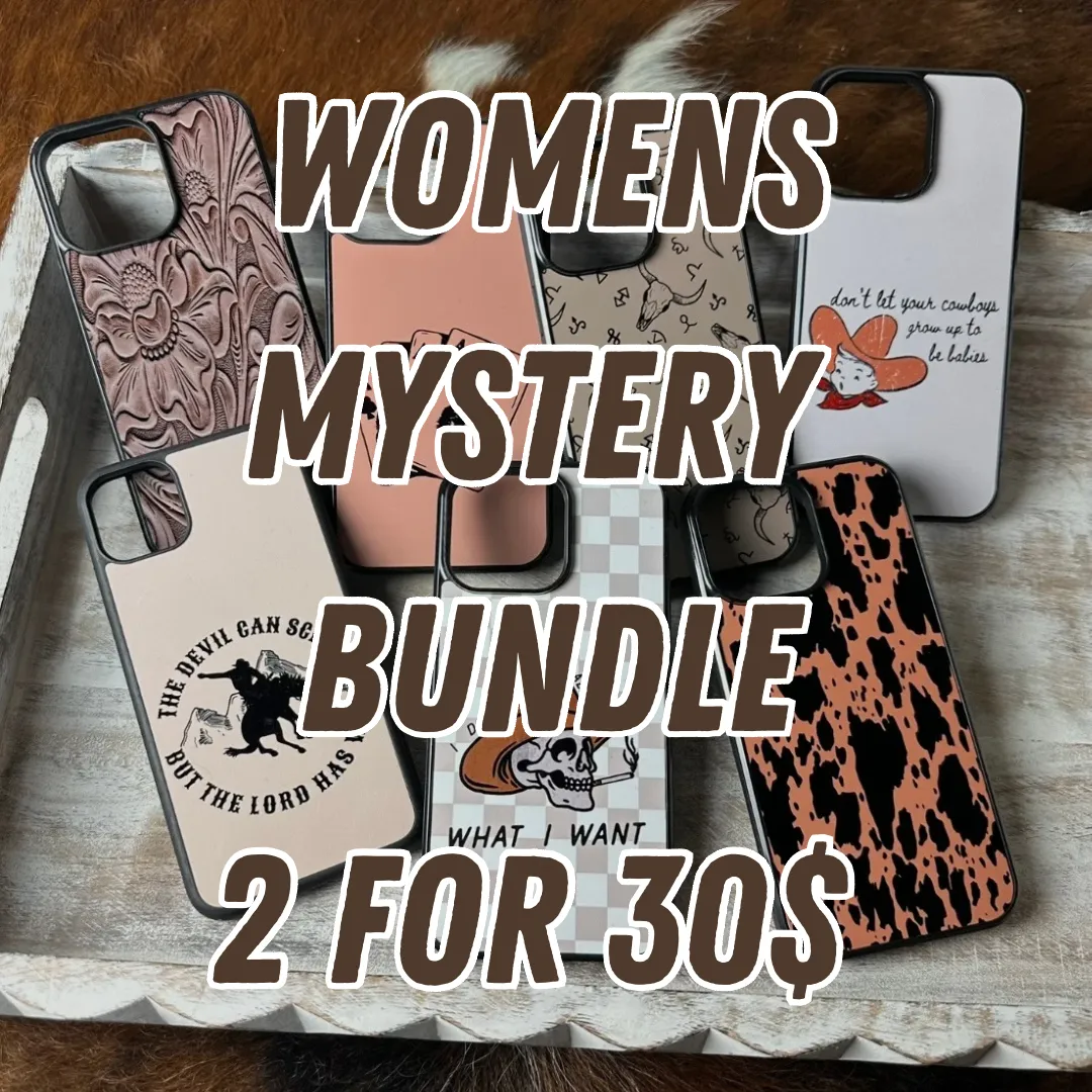 Women’s western style phone case mystery bundle