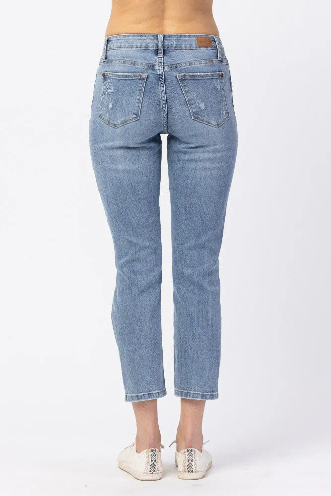 'Worth the Risk' High Waist Boyfriend Jean