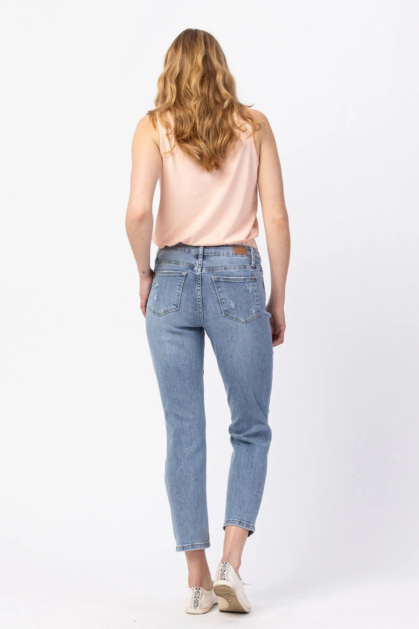 'Worth the Risk' High Waist Boyfriend Jean